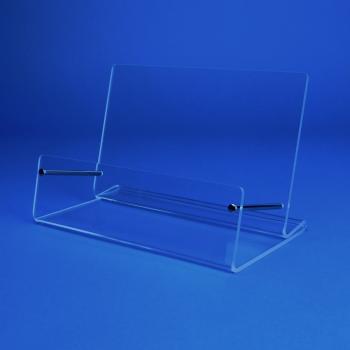 Tisch Prospekthalter DIN A5 Querformat Fülltiefe 58 mm